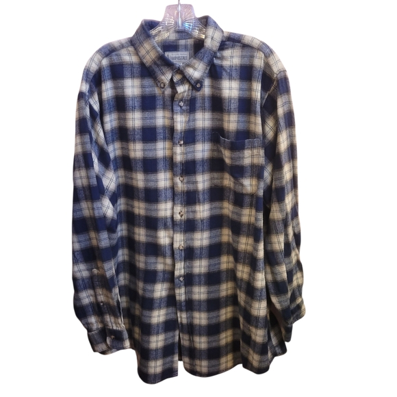 Aeropostale Navy and Cream Checkered Shirt - Picture 1 of 6
